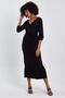 V-Neck Ruffled Long Dress (B22-247A) - 3