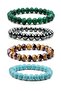 Energy-para-healing-peace Natural Stone Bracelet Set - 3
