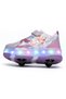 Children's Sports Shoes with Wheels Roller Skates 2 in 1 Removable Wheel - 3