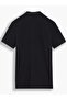 Men's Black Polo Collar T-Shirt A2085-0000 - 5
