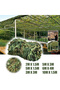 2M x 1.5M 3Mx5M/4Mx6M Hunting Camouflage Nets Woodland Training Camo Netting Car Covers Shade Sunscr