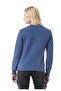 Wp267 Women's Knit Sweater - Cable Knit Sweater with Round Neck and Ribbed Cuffs |   Daily and Transitional Positions - 5