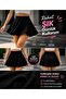 Black High-Waisted Skort in Scuba Fabric -for sea, pool, sports, everyday use-