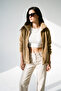 Women's Oversize Zippered Teddy Plush Cardigan - 7