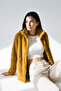 Women's Oversize Zippered Teddy Plush Cardigan