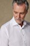 Fabio Non Iron Twill Cotton Comfort Fit White Classic Collar Men's Plain Shirt - 4