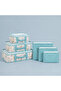 Baby Luxury 6-Piece Suitcase Organizer Travel, Hospital Bag Blue