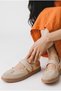 Velcro Sports Ballerinas Women's Mary Jane Shoes Orange - 2