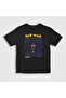 Unisex Kids Black Map Pac Man Pacman T-shirt312081tt