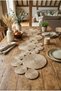 Natural Jute Wicker Runner, 150X37Cm, Merida Handmade Jute Rope Living Room Console Cover, Kitchen Table Cover, Ranır - 6