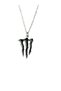 Black Monster Logo Unisex Necklace – Strong and Modern Design - 3
