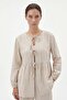 Women's Striped Tie-Detail Blouse and Pants Set - 2