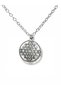Sri Yantra Symbol Figured Necklace – Silver Color Spiritual Metal Unisex Jewelry