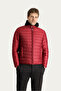 Quilted Sports Coat with Mock Neck Zipper Pockets - 3
