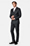 بدلة إيطالية مخططة بقصة قياسية وياقة عالية مصنوعة من الصوف بنسبة 100% بقصة مزدوجة الصدر - 7