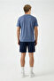 Combed Cotton Fabric Cotton Sports Sweat Shorts with Elastic Waistband and Drawstring Pockets - 3