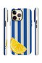 iPhone 12 Pro Max Vorian Dual Layer Case Lemon Coast Stripe - 2