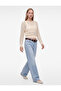Long Sleeve Boat Neck Openwork Knit Sweater - 3