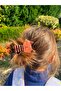 Retro Cat Themed Hair Clip / Striped - 4
