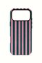 iPhone 17 Pro Max Vorian Double Layer Case Pink Navy Cabana - 4