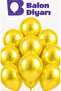 10 Metallic Yellow Balloons – Shiny and Stylish Decoration Balloon Bouquet