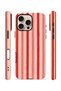 iPhone 16 Pro Vorian Double Layer Case Coral Cream Stripe - 2