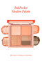Matte and Shimmer Shades 4-Piece Eyeshadow Palette Peripera Ink Pocket Shadow Palette (01 Fancy Spring Sunshine)