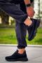 KB-707 Kuback Black Suede Black High Sole Lace-up Casual Men's Shoes - 3
