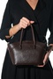 1375 Brown Grain Women's Shoulder Bag - 2