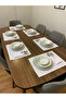 12 Piece Supla & Napkin Dowry Set – White Supla Set for 6 People, Stain Resistant - 2