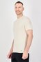 Men Sportswear Fit Short Sleeve Training T-Shirt, Beige - 2