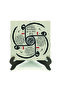 4 Surahs (Kafirun, Ikhlas, Felak, and Nas) Printed Mdf Tabletop Decoration 10X10 Kh-83 - 2