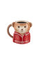Boris Bear Bear Mug - Navy Blue/Light Beige - 380 ml - 5