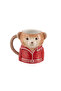 Boris Bear Bear Mug - Navy Blue/Light Beige - 380 ml - 4