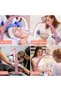 F-700A 70cm Pink Diamond Patterned Foldable Desktop Manicure and Prosthetic Nail Lamp - 2