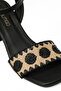 26S-882 Black Women's Heeled Sandals - 7