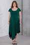 Women's Plus Size Lace Detailed Midi Dress – Plus Size Relaxed Fit Stylish Casual Dress - 4