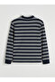 Quality Parts from Çelebi Store Devrik Roba Collar Striped Men's T-Shirt - 6