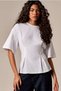 Women's Basic T-Shirt Comfortable Fit Pleated Detail Casual Stylish Blouse - 2