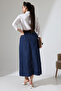 Belted Denim Skirt - 6