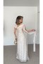 Polka Dot Long Cape Dress - 3