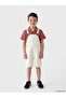 Beige Boy's Jean Salopet