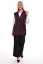 Women's Buttoned Pocketed V-Neck Casual Summer Combed Cotton Mother Vest - 3