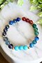 Taurus Zodiac Bracelet Lapis Lazuli Stone Agate Stones Turquoise Turquoise Stone Fluorite Stone Hematite Stone - 8