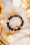 Agate Bracelet Large Size Faceted Cut Agate Stone Bracelet Brown Black Model - 2