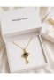 Planet Design Key Pendant Stainless Steel Gold Color Gift - 3
