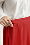 6444 - Comfortable and Stylish Viscose Elastic Waist Cobe Ruffle Skirt with Handkerchief - 5