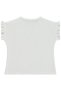 Little Friend Printed T-Shirt with Ruffle Detail for 6-18 Months - Ecru - 2