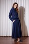Grace Cut Dress 5195 Navy Blue - 2