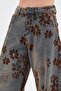 İts Basic Women's Floral Special Fabric Design Denim Jean - 4